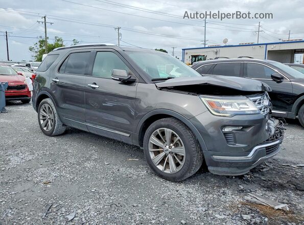 1FM5K7F89JGA69800 2018 FORD EXPLORER Черный Передняя правая четверть