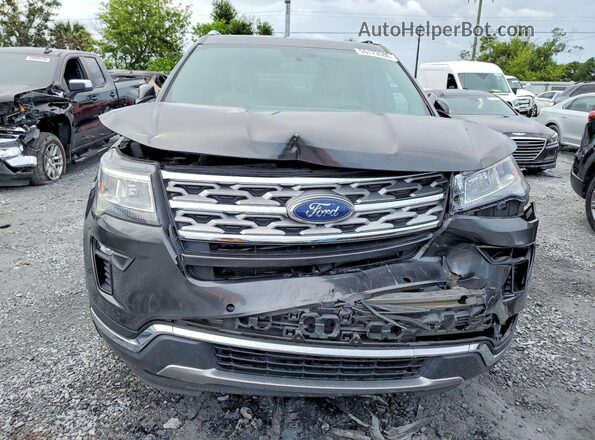 1FM5K7F89JGA69800 2018 FORD EXPLORER Черный Вид спереди