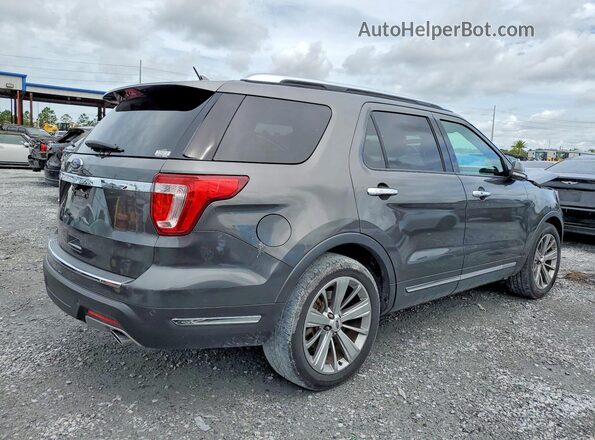 1FM5K7F89JGA69800 2018 FORD EXPLORER Черный Задняя правая четверть