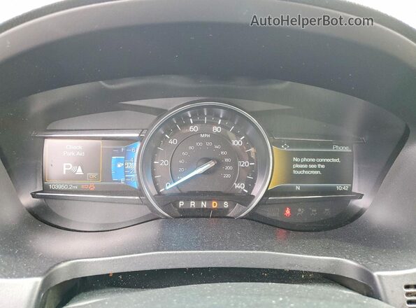 1FM5K7F89JGA69800 2018 FORD EXPLORER Черный Вид щитка приборов