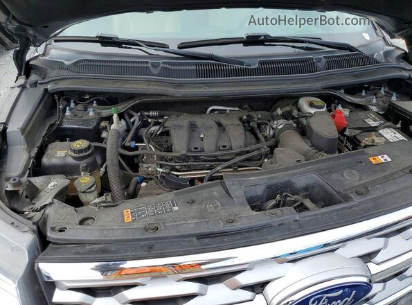 1FM5K7F89JGA69800 2018 FORD EXPLORER Черный Вид подкапотного пространства