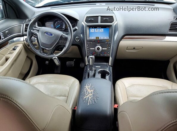 1FM5K7F89JGA69800 2018 FORD EXPLORER Черный Вид панели приборов