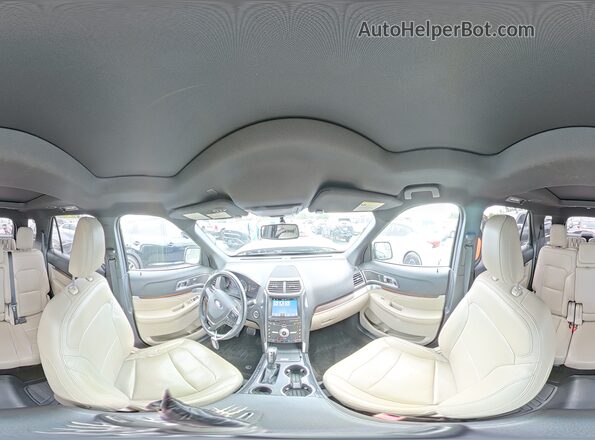 1FM5K7F89JGA69800 2018 FORD EXPLORER Черный Панорамный вид салона 360°