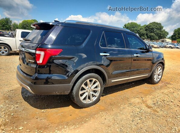 1FM5K7F8XGGC14268 2016 FORD EXPLORER Black Trasero derecho