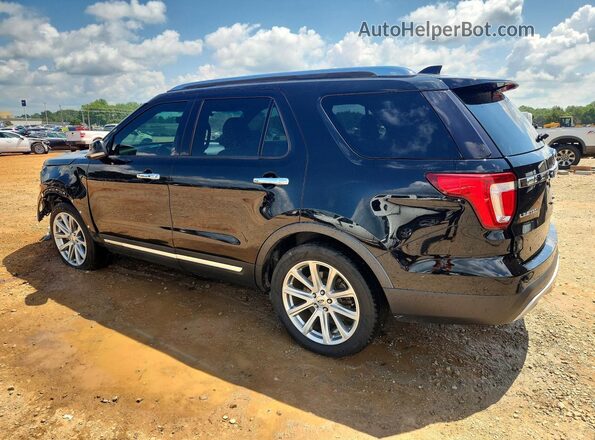 1FM5K7F8XGGC14268 2016 FORD EXPLORER Black Trasero izquierdo