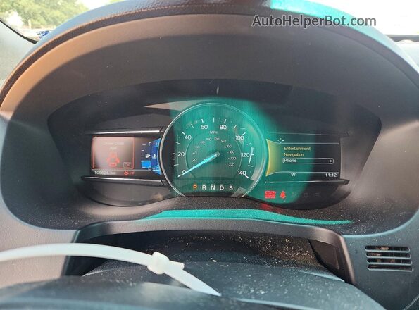 1FM5K7F8XGGC14268 2016 FORD EXPLORER Black Vista del cuadro de instrumentos