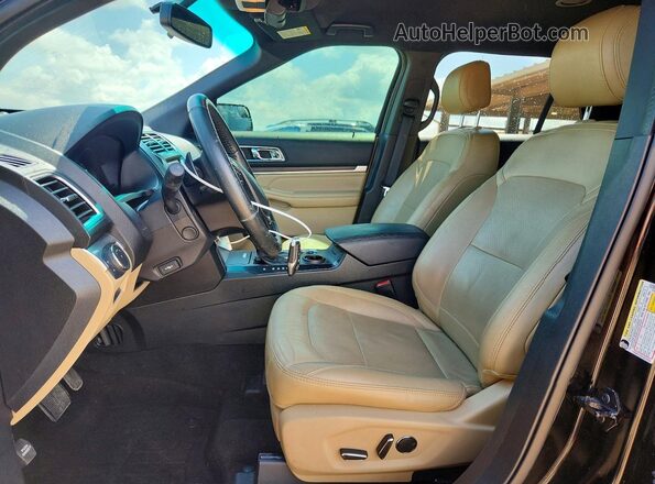 1FM5K7F8XGGC14268 2016 FORD EXPLORER Black Vista interior delantera