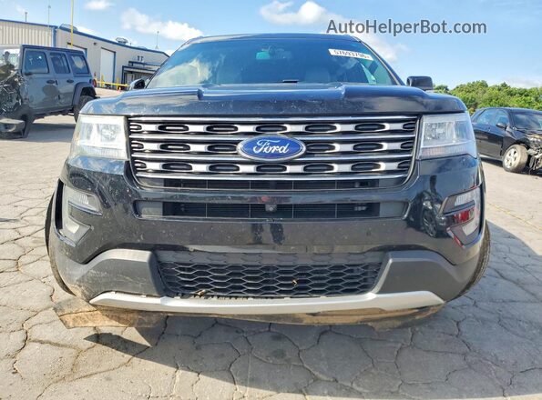 1FM5K7F8XGGC91352 2016 FORD EXPLORER Black Vista frontal