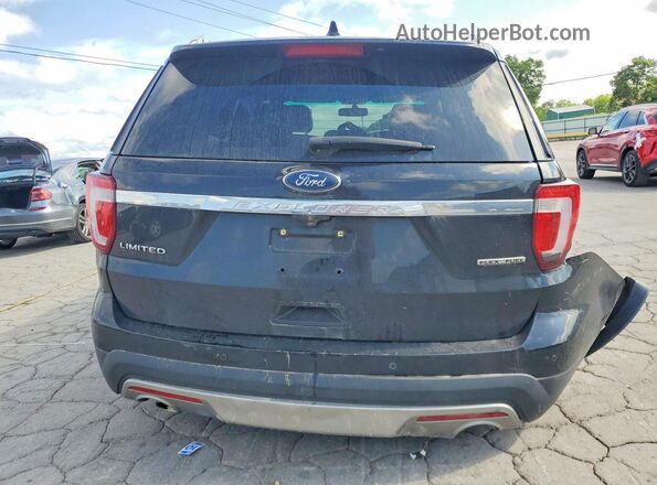1FM5K7F8XGGC91352 2016 FORD EXPLORER Black Vista trasera