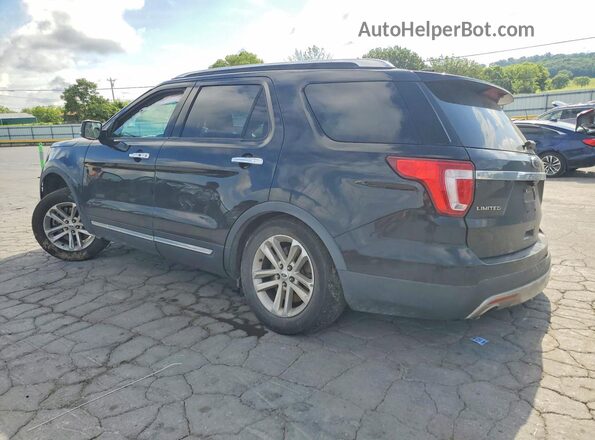 1FM5K7F8XGGC91352 2016 FORD EXPLORER Black Trasero izquierdo
