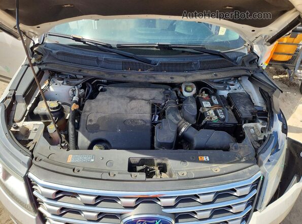 1FM5K7F8XHGA84235 2017 FORD EXPLORER White Widok komory silnika