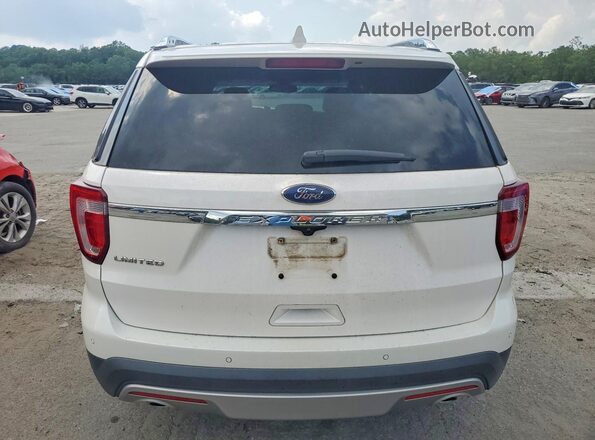 1FM5K7F8XHGE33023 2017 FORD EXPLORER Белый Вид сзади