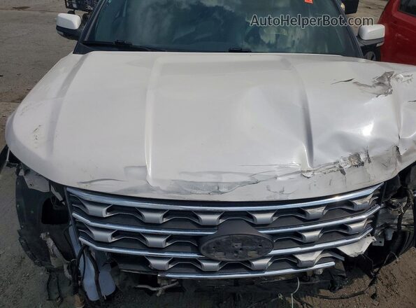 1FM5K7F8XHGE33023 2017 FORD EXPLORER Белый Вид задней части салона