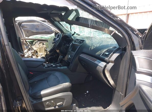 1FM5K7F8XJGA82183 2018 FORD EXPLORER Black Vista interior delantera