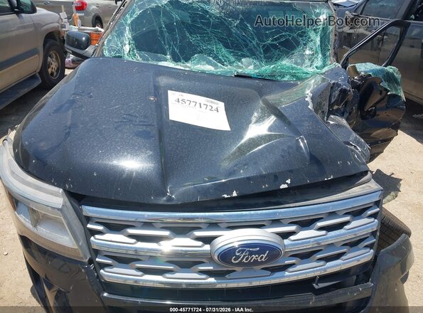 1FM5K7F8XJGA82183 2018 FORD EXPLORER Black Vista trasera