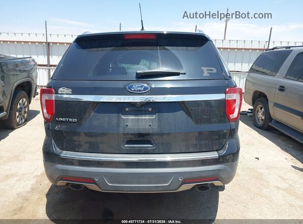1FM5K7F8XJGA82183 2018 FORD EXPLORER Black 