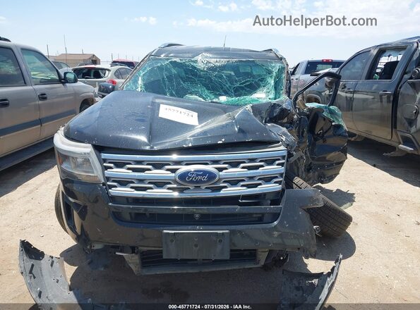1FM5K7F8XJGA82183 2018 FORD EXPLORER Black Vista interior trasera