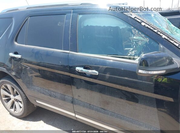 1FM5K7F8XJGA82183 2018 FORD EXPLORER Black Vista interior de 360 grados