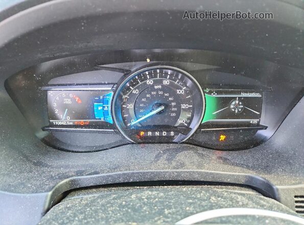 1FM5K7F8XKGA83416 2019 FORD EXPLORER Blue Instrument cluster view