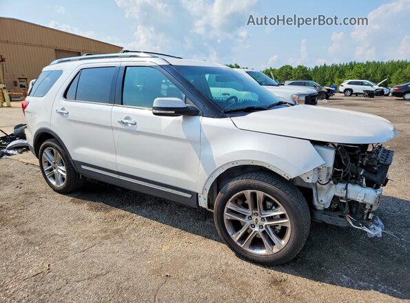 1FM5K7FH0HGC02549 2017 FORD EXPLORER Белый Передняя правая четверть