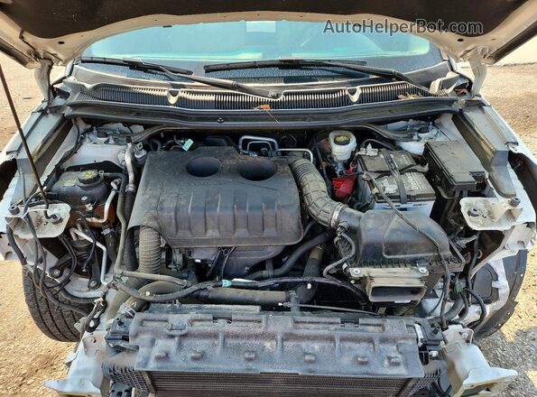 1FM5K7FH0HGC02549 2017 FORD EXPLORER Белый Вид подкапотного пространства