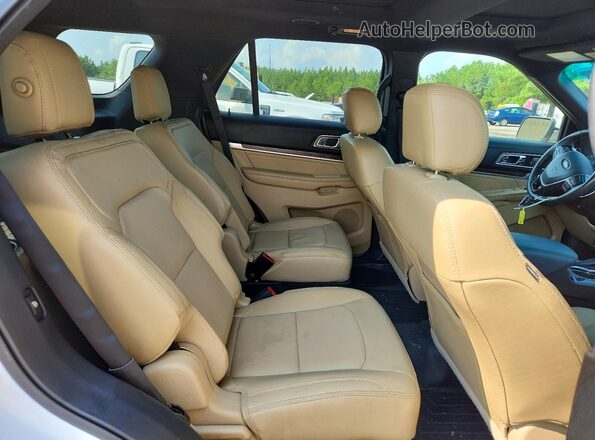 1FM5K7FH0HGC02549 2017 FORD EXPLORER Белый Вид задней части салона