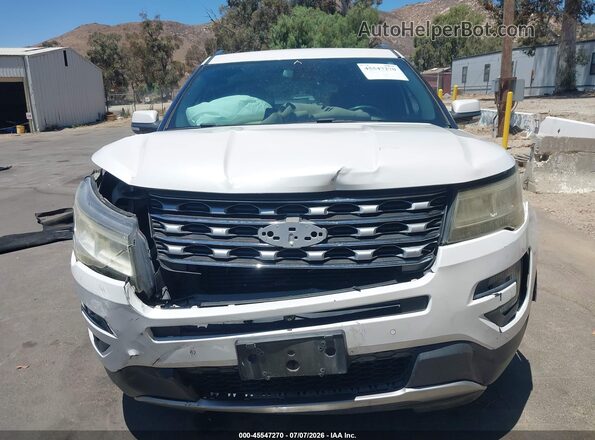 1FM5K7FH1HGE38949 2017 FORD EXPLORER White Սալոնի հետևի տեսք