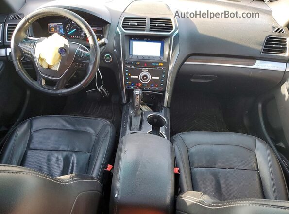 1FM5K7FH3HGC05137 2017 FORD EXPLORER Burgundy Vista del salpicadero