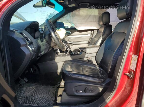 1FM5K7FH3HGC05137 2017 FORD EXPLORER Burgundy Vista interior delantera