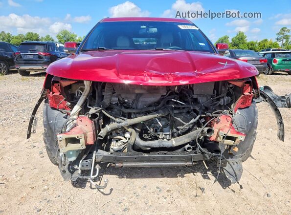 1FM5K7FH4GGC21796 2016 FORD EXPLORER Burgundy Front view