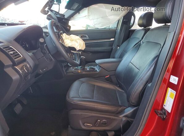 1FM5K7FH4GGD36009 2016 FORD EXPLORER Red Vista interior delantera