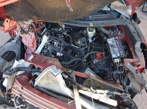1FM5K7FH4GGD36009 2016 FORD EXPLORER Red Vista del compartimento del motor