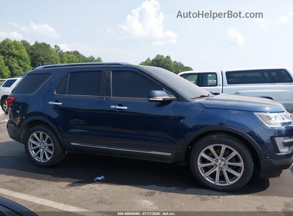 1FM5K7FH4HGC94197 2017 FORD EXPLORER Синий Вид задней части салона