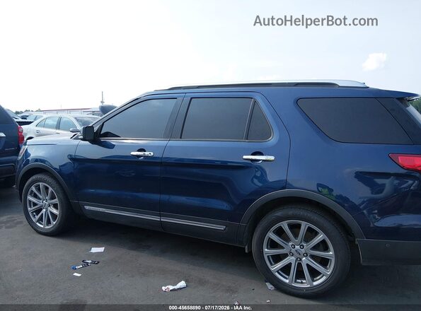 1FM5K7FH4HGC94197 2017 FORD EXPLORER Синий Панорамный вид салона 360°