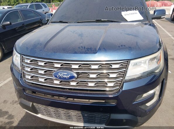 1FM5K7FH4HGC94197 2017 FORD EXPLORER Синий Вид спереди