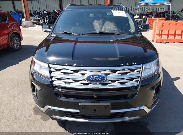 1FM5K7FH4JGC51369 2018 FORD EXPLORER Black Սարքավորումների վահանակի տեսք