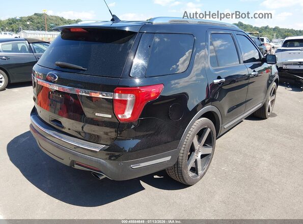1FM5K7FH4JGC51369 2018 FORD EXPLORER Black Հետևի աջ