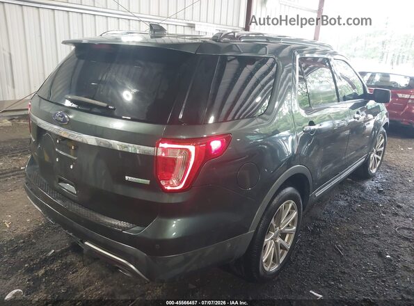 1FM5K7FH5GGA69222 2016 FORD EXPLORER Green Հետևի աջ