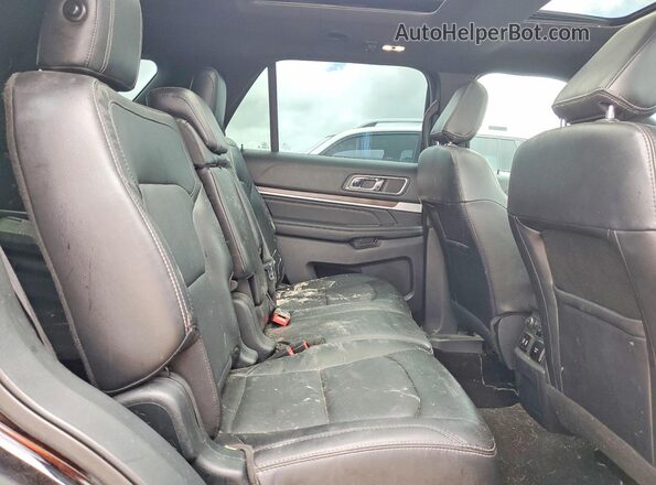 1FM5K7FH5JGC92741 2018 FORD EXPLORER Black Սալոնի հետևի տեսք