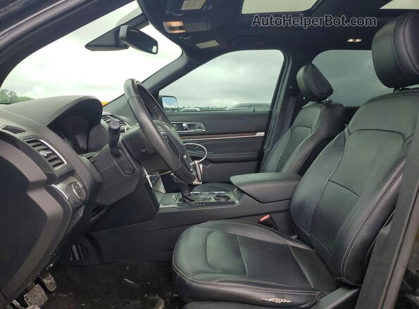 1FM5K7FH5JGC92741 2018 FORD EXPLORER Black Սալոնի դիմացի տեսք