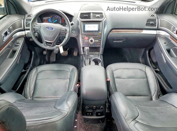 1FM5K7FH5JGC92741 2018 FORD EXPLORER Black Առջևի վահանակի տեսք