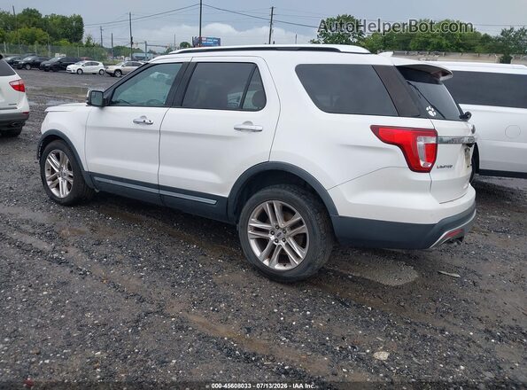 1FM5K7FH6HGD19553 2017 FORD EXPLORER White Задня ліва чверть