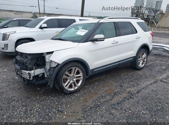 1FM5K7FH6HGD19553 2017 FORD EXPLORER White Передня ліва чверть