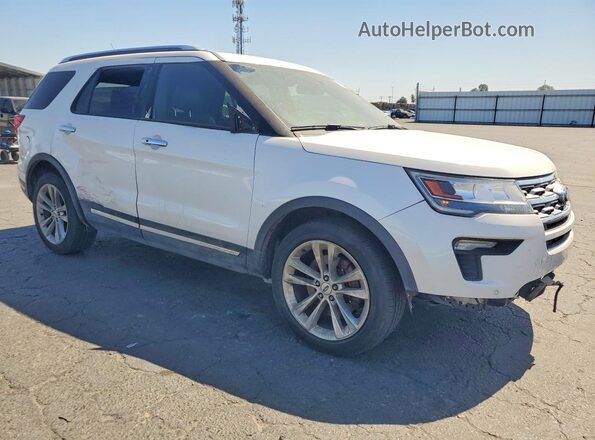 1FM5K7FH8JGA98267 2018 FORD EXPLORER White Front right