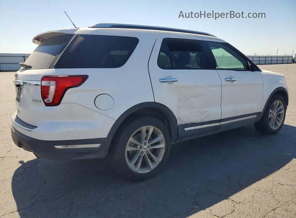 1FM5K7FH8JGA98267 2018 FORD EXPLORER White Rear right