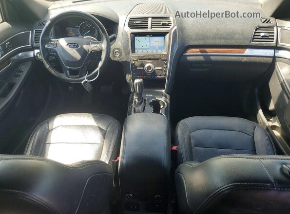 1FM5K7FH8JGA98267 2018 FORD EXPLORER White Dashboard view