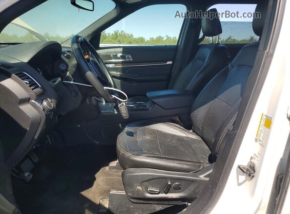1FM5K7FH8JGA98267 2018 FORD EXPLORER White Front interior view