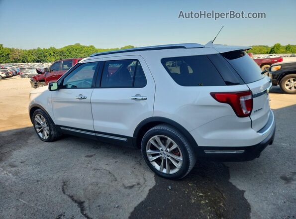 1FM5K7FH8JGC92801 2018 FORD EXPLORER White უკანა მარცხენა