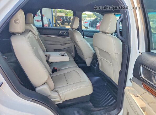 1FM5K7FH8JGC92801 2018 FORD EXPLORER White უკანა სალონის ხედი