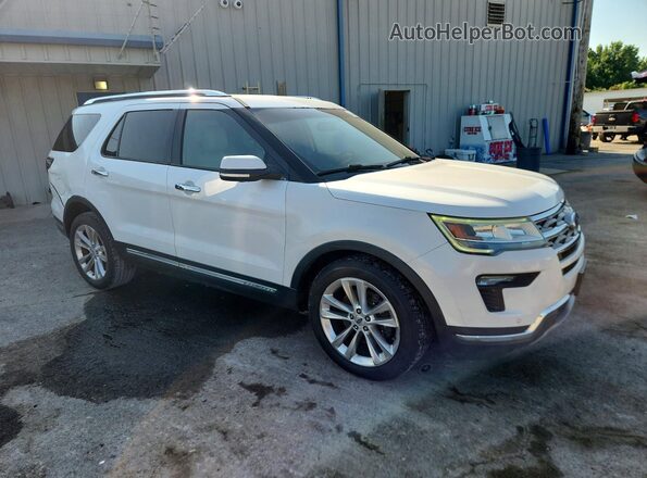 1FM5K7FH8JGC92801 2018 FORD EXPLORER White წინა მარჯვენა